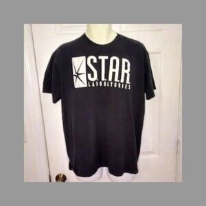 Flash Star Labs Black T-Shirt Size XL